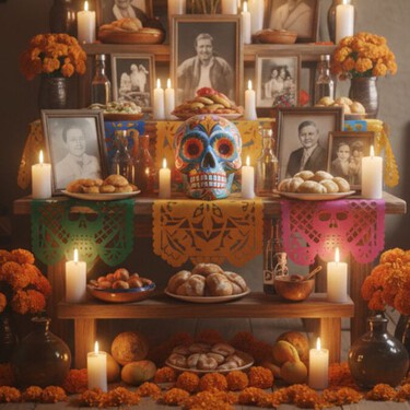 Velas blancas, moradas o amarillas: el verdadero significado de los colores en el altar de muertos