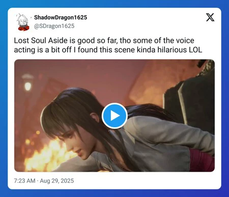 Lost Soul Aside Tweet 02 Lost Soul Aside Tweet 02