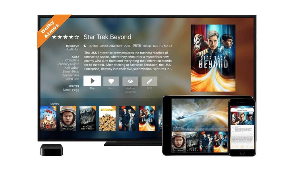 La compatibilidad con audio basado en objetos, Dolby Atmos, llega a la aplicación de Infuse para el Apple TV