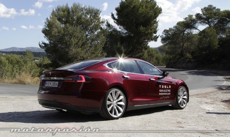 Tesla Model S prueba en Ibiza 11