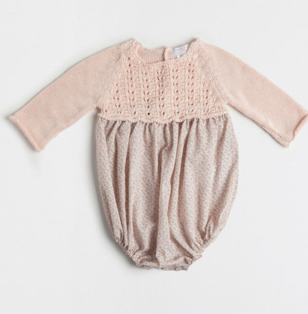 Pelele Combinado Punto Zarahomekids