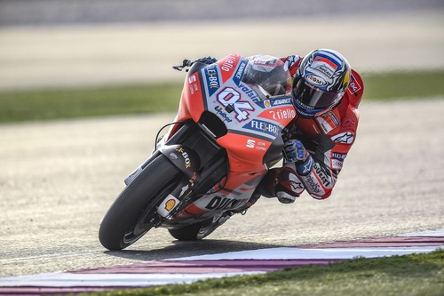 Andrea Dovizioso domina la primera jornada de MotoGP con Maverick Viñales fuera del top 10