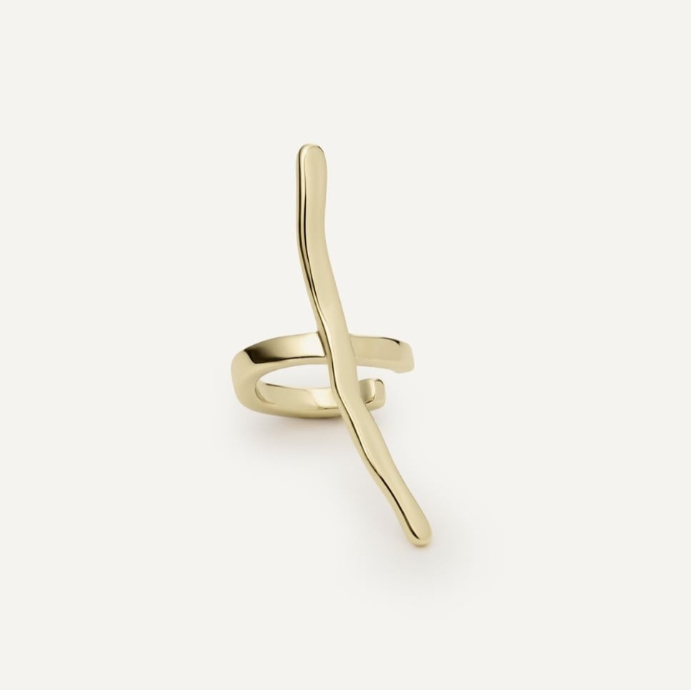 Ear Candy
Earcuff Corinthia de plata bañado en oro