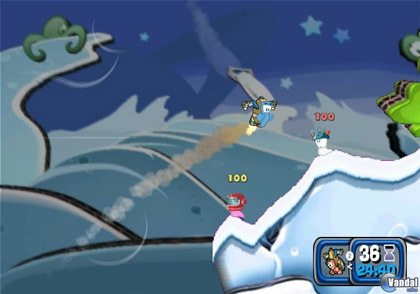 Nuevas imágenes de 'Worms: Una Gusanodisea Espacial' para Wii
