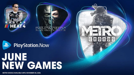 Metro Exodus, Dishonored 2 y Nascar Heat 4 son los juegos que se unen a PlayStation Now en junio