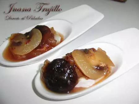Compota de setas. Receta