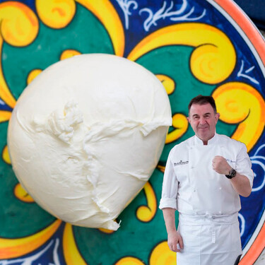 Así se debe identificar por el olor una buena mozzarella, según el chef Martín Berasategui: "Tiene que oler a leche fresca, pero sin ofender a nuestro olfato" 