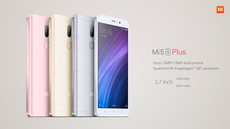 Xiaomi Mi5s Plus 128GB/6GB Edición Internacional por 362 euros y envío gratis