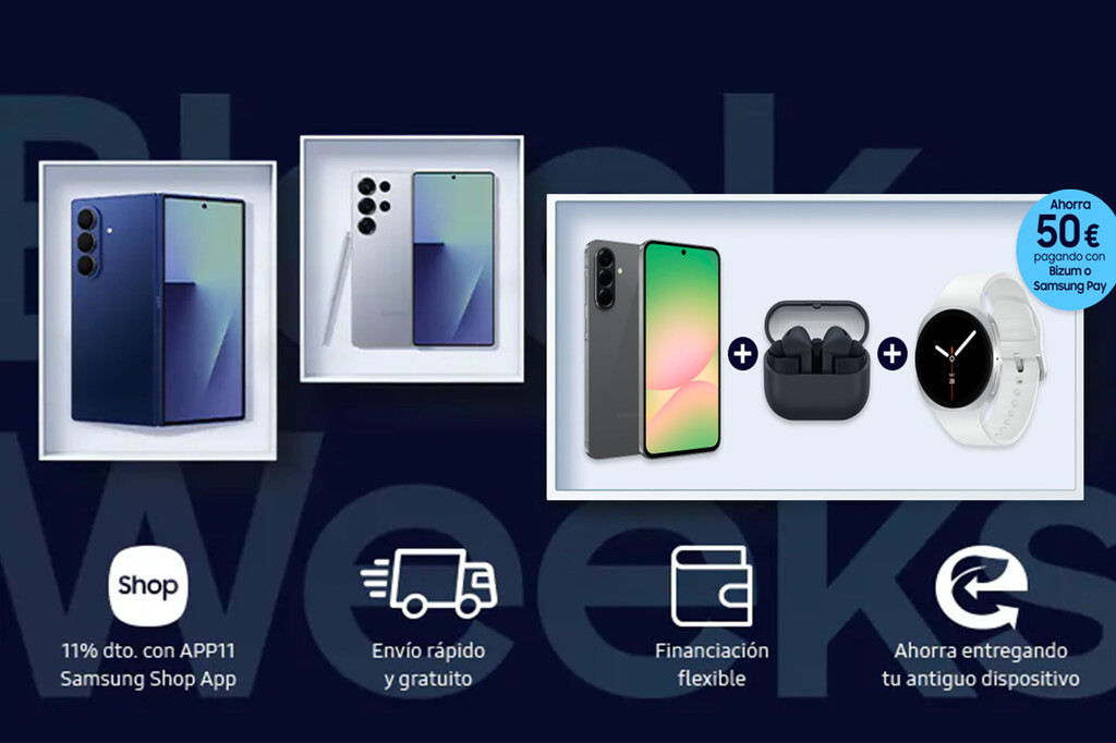 Este Black Friday no podrás resistirte a estrenar un Galaxy. Las ofertas y descuentos de Samsung te lo van a poner muy difícil