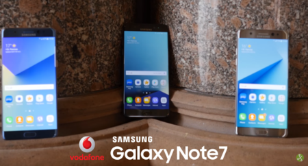 Precios Samsung Galaxy Note 7 con Vodafone, con el color plata en exclusiva