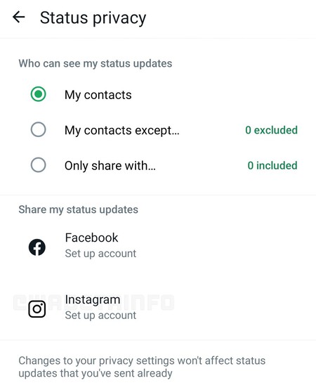 Wa Instagram Status Updates Sharing Feature Android