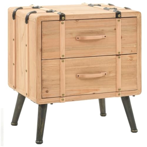 VidaXL Mesita de Noche 50x35x57 cm Madera de Abeto Mesillas Dormitorio Mueble