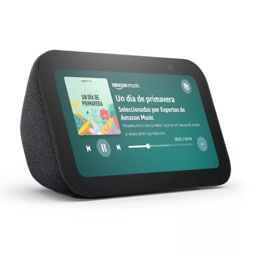 Echo Show 5 (Última generación) | Pantalla táctil inteligente con Alexa diseñada para controlar tus dispositivos de Hogar digital y más | Antracita