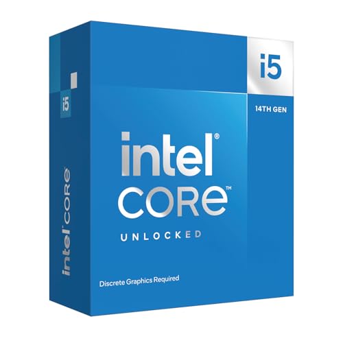 Intel® Core™ i5-14600KF, procesador para Equipos de sobremesa, 14 núcleos (6 P-Cores + 8 E-Cores) hasta 5,3 GHz