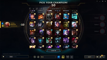 Champ Select Lol
