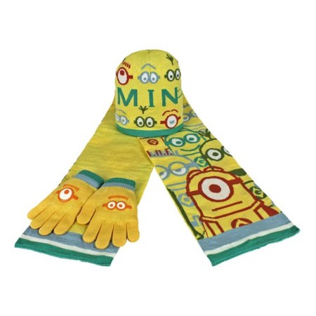 Bufanda y guantes Minions