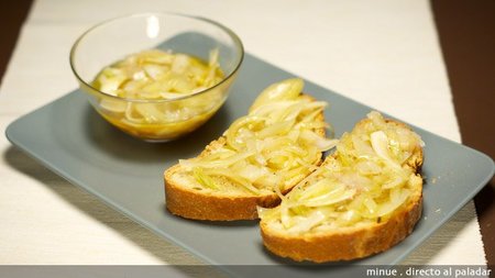 Receta de bacalao encebollado