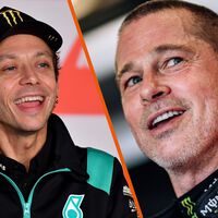 Brad Pitt, 62 años: "Los famosos es raro que tengamos ídolos, pero yo tengo uno: Valentino Rossi. Daría todo lo que tengo por ser como él" 