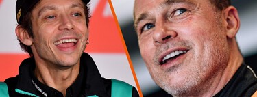 Brad Pitt, 62 años: "Los famosos es raro que tengamos ídolos, pero yo tengo uno: Valentino Rossi. Daría todo lo que tengo por ser como él" 