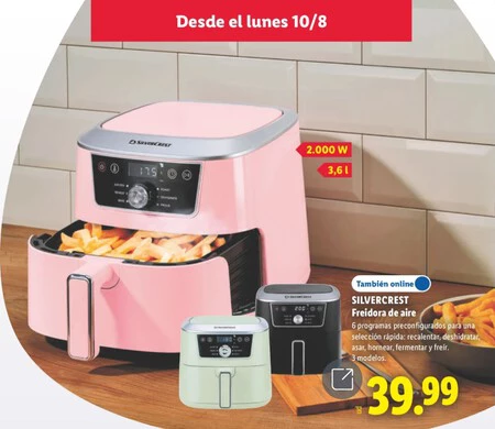 Freidora De Aire Silvercrest Retro Folleto Lidl