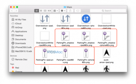 Más funciones ocultas: iconos de "has aparcado aquí" descubiertos en iOS 8