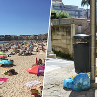 Si la pregunta es cómo evitar que la gente arroje basura fuera de los cubos, en Galicia han tenido una idea: hurgar en ella