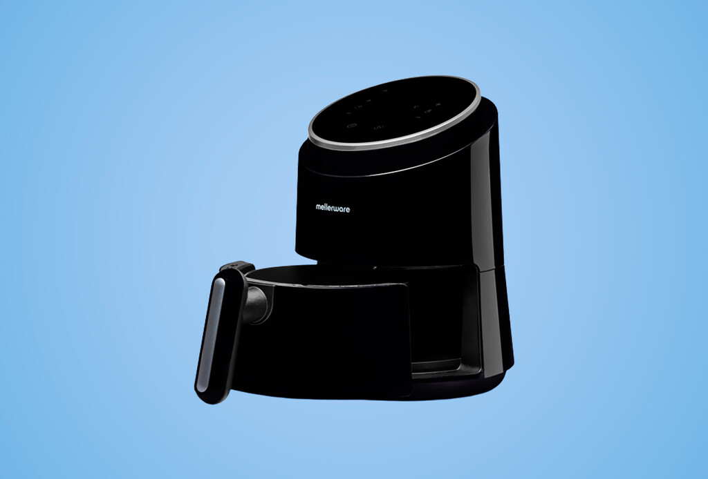 Cocina sano y crujiente con la freidora sin aceite Crunchy de Mellerware, en oferta por menos de 40 euros hoy 