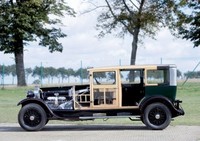 Audi 18/70 CV Type M, restaurado en sección longitudinal