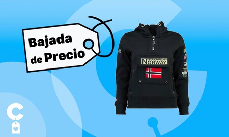 Despídete del frío con la sudadera Geographical Norway más vendida de Amazon ahora por menos de 30 euros