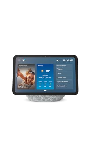 Amazon Echo Show 8 (modelo más reciente): pantalla HD de 8.7" con colores intenso y audio espacial, con el Acceso Anticipado de Alexa+