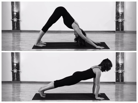 Del perro boca abajo al plank o plancha: una secuencia de Yoga para trabajar tus hombros y tu abdomen