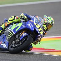 Valentino Rossi: "Espero que mañana la pista esté seca para descubrir el potencial de mi pierna"