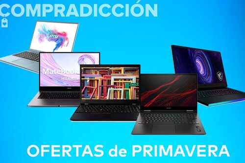 Estos 14 portátiles de HP, Huawei, Lenovo y MSI te salen más baratos en las ofertas de primavera de Amazon