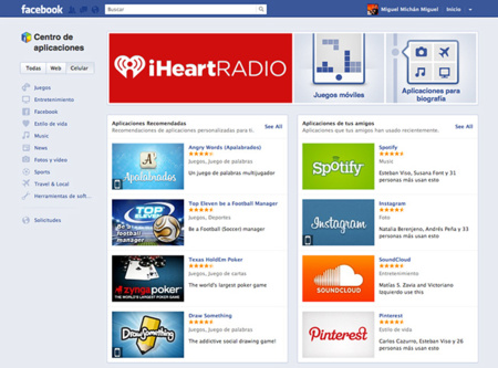 Facebook lanza su Centro de aplicaciones compatible con iOS