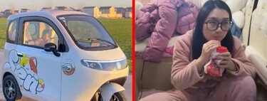 “Por fin tengo tiempo para relajarme”. Una conductora china ha decidido camperizar un triciclo para convertirlo en un refugio de 1 metro cuadrado 