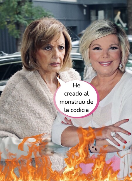 Terelu Campos es una pesetera: su cabreo con María Teresa por la negociación de la entrevista de Gustavo