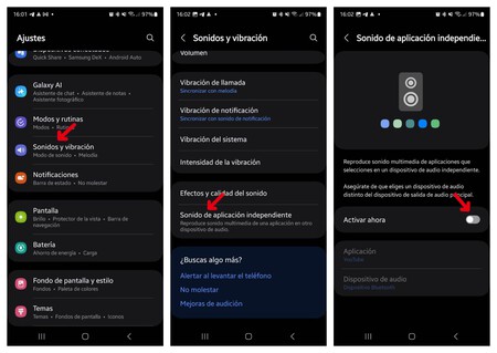Sonido De Aplicacion Independiente
