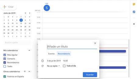 Google calendar