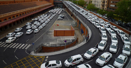 Taxis en Atocha