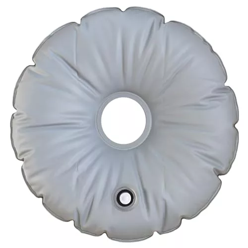 Oneshlee Base Sombrilla Se Puede Llenar con 50 kg de Agua, Soporte Sombrilla Base Sombrilla Terraza Exterior, Base para Sombrilla 90cm, Pie de Sombrilla Apto para Sombrillas, Balcones, Playas