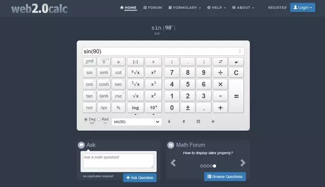Web20calc