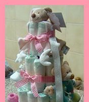 Tarta de pañales, una idea muy original