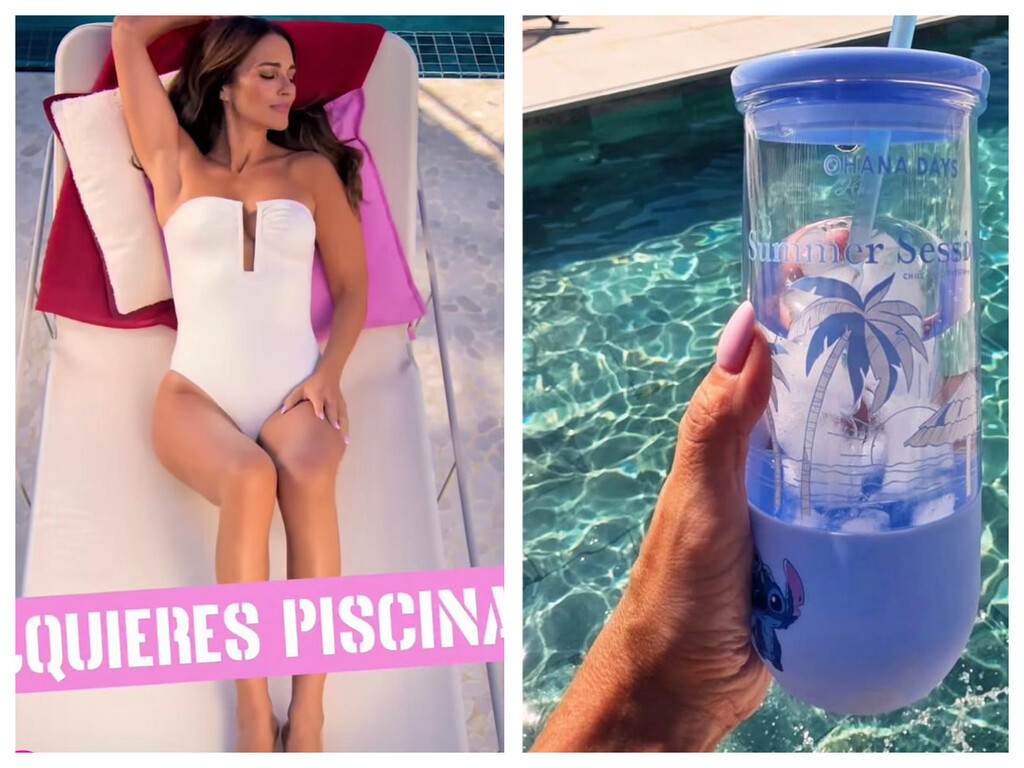 Así es la piscina de Paula Echevarría: un oasis con palmeras, porche y diseño contemporáneo