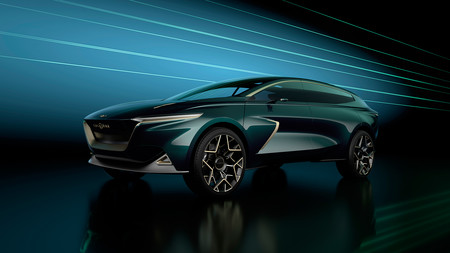 Este All-Terrain Concept anticipa en Ginebra el SUV eléctrico de Lagonda, con una llave que levita y un vanguardista diseño