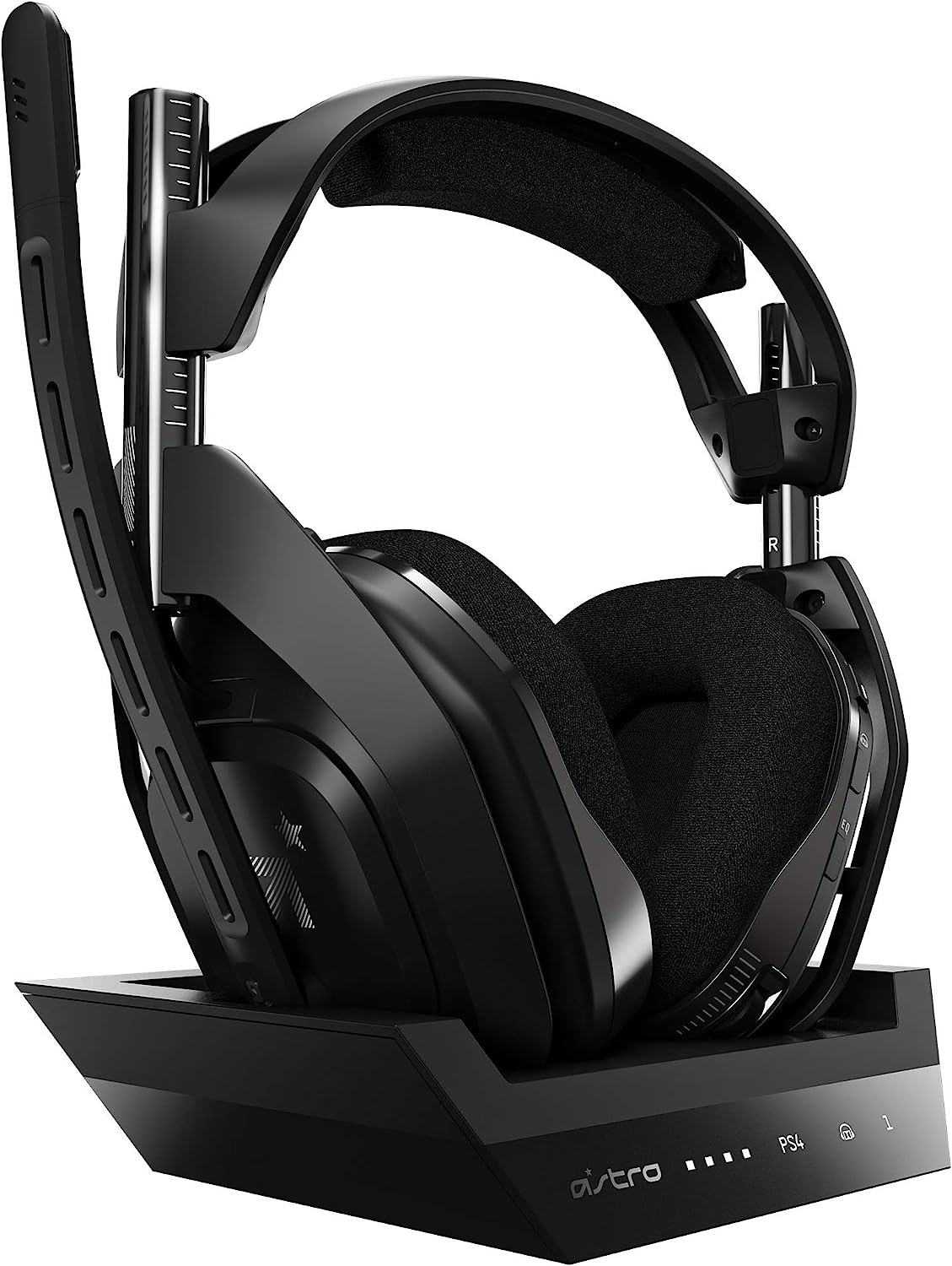 Auriculares gaming - Astro A50, De diadema, Inalámbricos, Multiplataforma, PS/PC/Mac, Hasta 15 horas, Micrófono, Negro