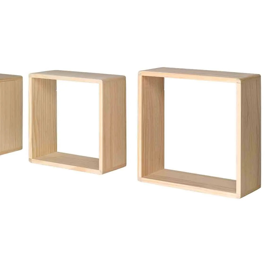 Set de estantes de pared
De madera de pino maciza.