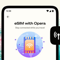 Tener conexión en los viajes con una eSIM cuesta dinero. Opera para Android ahora ofrece 3 GB gratis 
