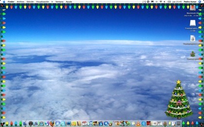 TreeTopLights: Árbol y luces de navidad para tu Mac
