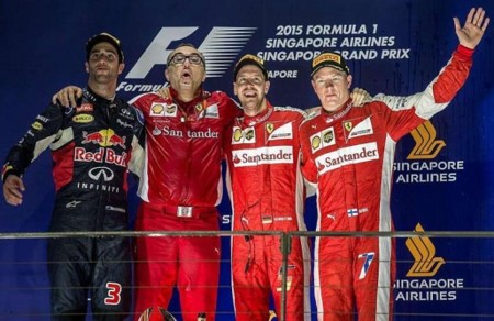 Ferrari y Vettel conquistan el Gran Premio de Singapur