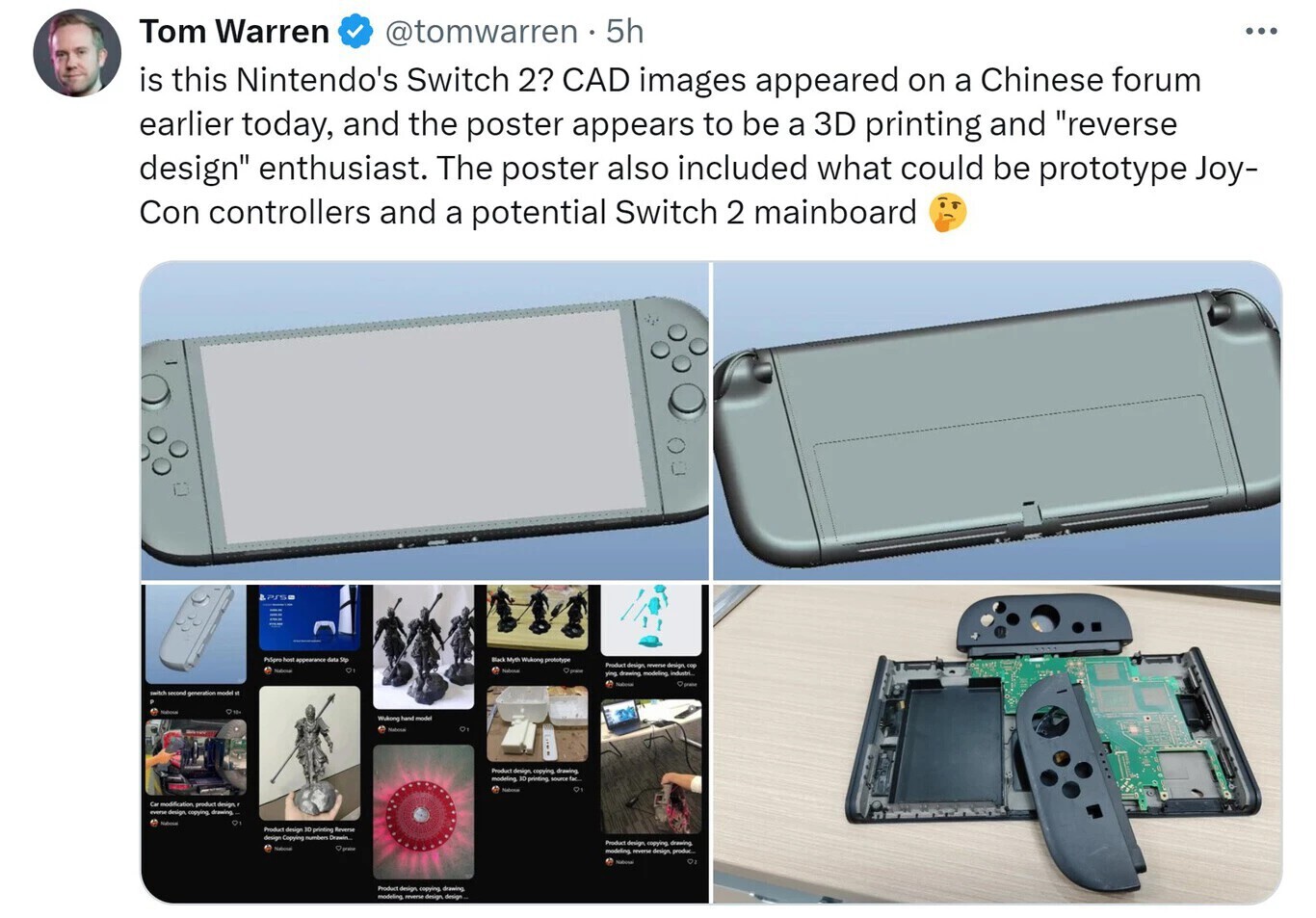 Las primeras imágenes de una posible Nintendo Switch 2 traen pocas ...